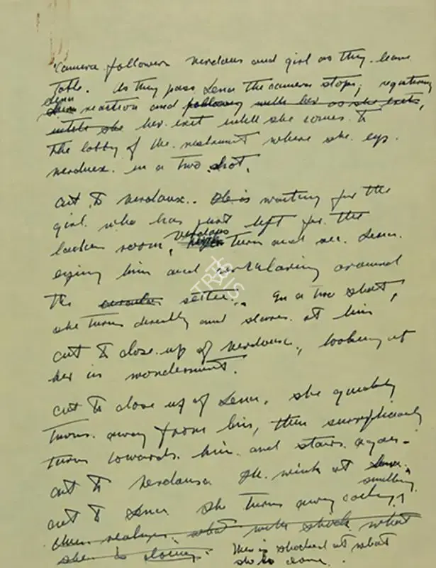 Charlie Chaplin (Producer), Monsieur Verdoux, 1947, Script