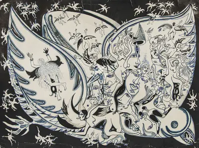 Shailesh Patel (Artist), Beyond Nature & Identity II, 2002, Painting