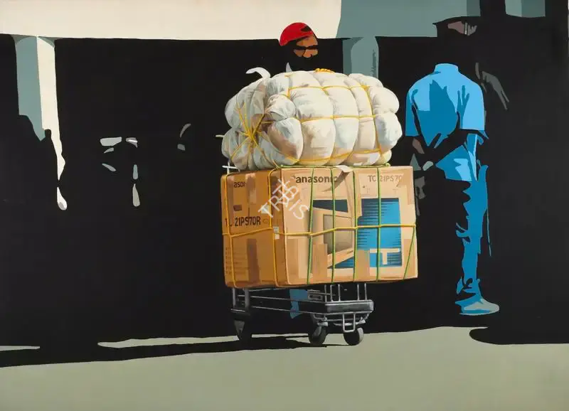 Subodh Gupta (Artist), Sat Samunder Par (9), 2004, Painting