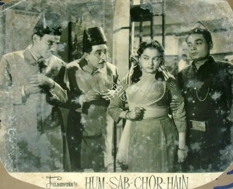 I.S. Johar (Director), Hum Sab Chor Hain, 1956, Lobby Card