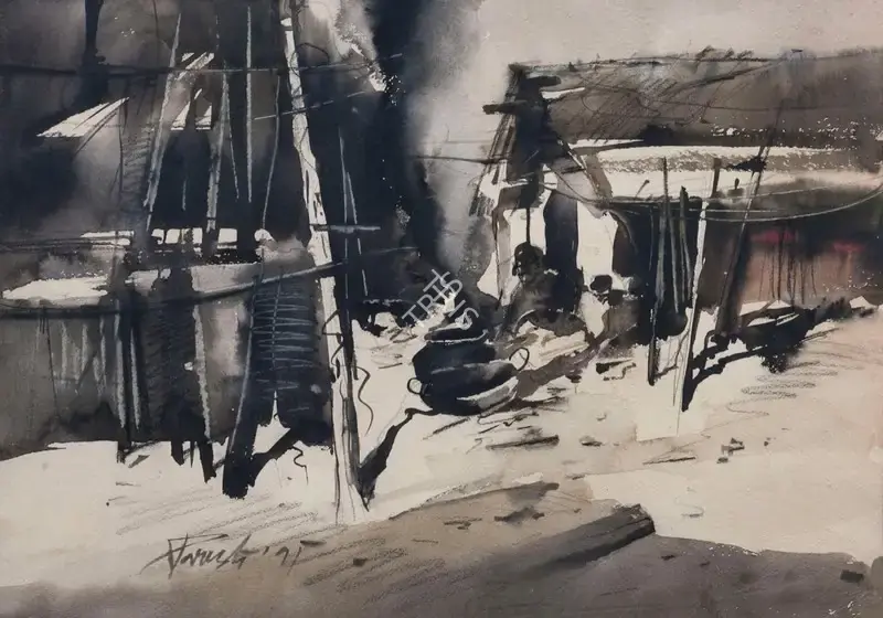 Paresh Maity (Artist), Untitled, 1991, Painting