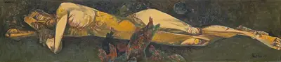 Arup Das (Artist), Christ Series, 1962, Painting