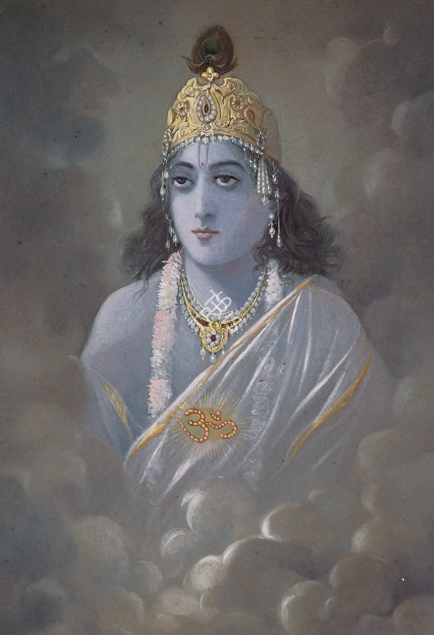 Ustad Allah Bukhsh (Artist), Krishna, 1931, Painting