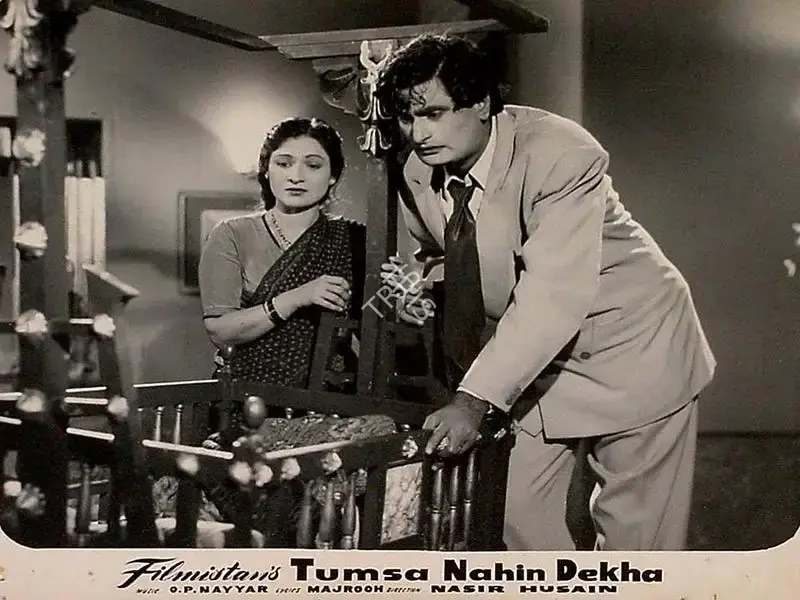 Nasir Husain (Director), Tumsa Nahin Dekha, 1957, Lobby Card
