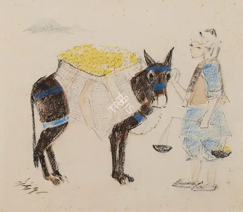 N.S. Bendre (Artist), Untitled, 1958, Painting