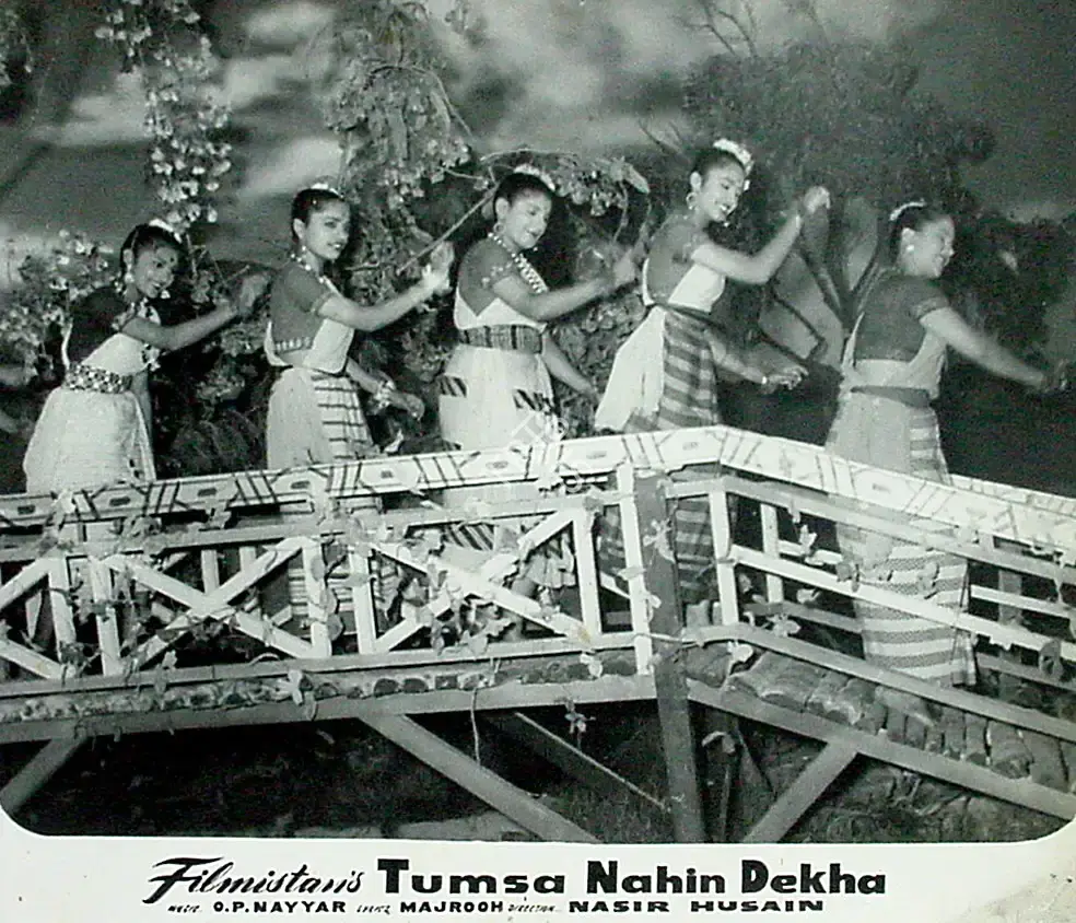Nasir Husain (Director), Tumsa Nahin Dekha, 1957, Lobby Card