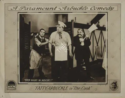 Roscoe Fatty Arbuckle (Director), The Cook, 1919, Lobby card