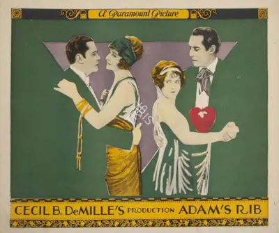 Cecil B. DeMille (Director), Adam's Rib, 1923, Lobby card