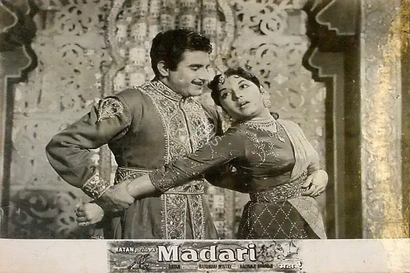 Ratan Kumar (Producer), Madari, 1959, Lobby Card