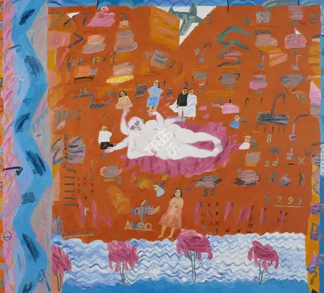 Arpita Singh (Artist), The Eternal Response, 1997, Painting