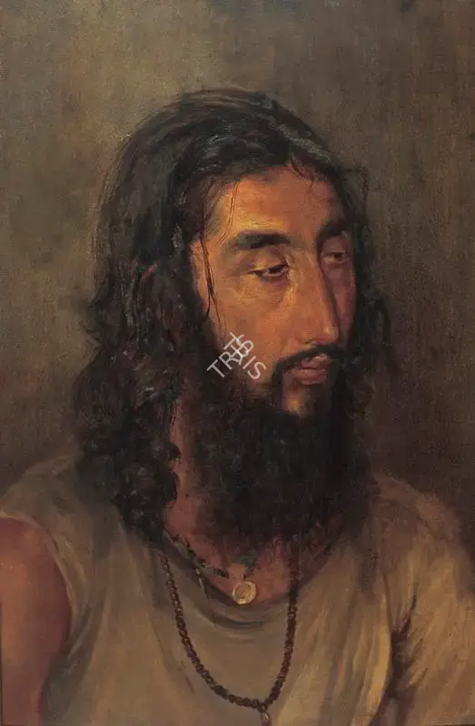 Pestonji Bomanji (Artist), Opium Eater, 1908, Painting