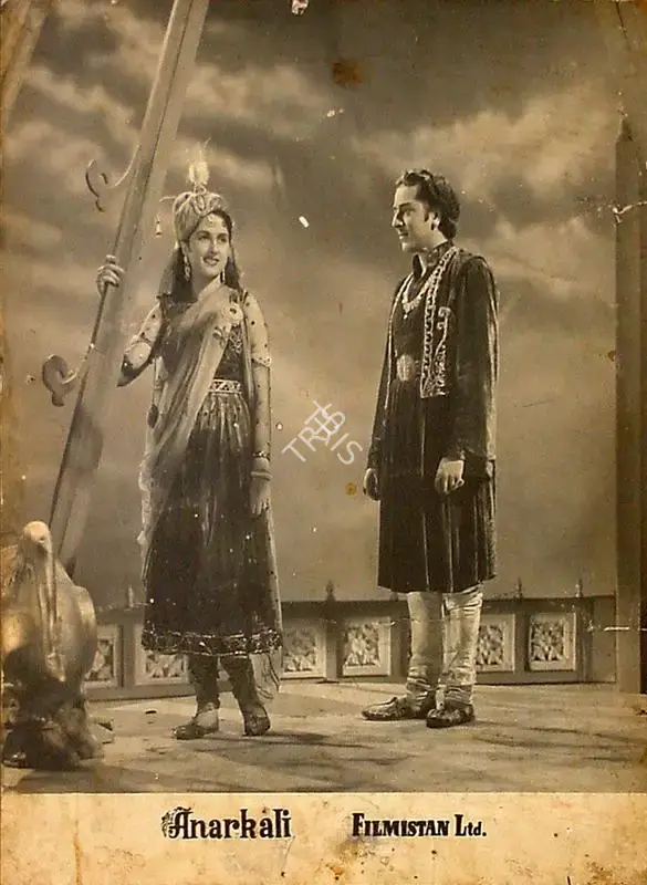 Nandlal Jashwantlal (Director), Anarkali, 1953, Lobby Card
