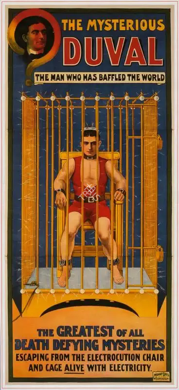 Duval (Magician), The Mysterious Duval. The Man Who Has Baffled the World, Magic Publicity Art & Memorabilia