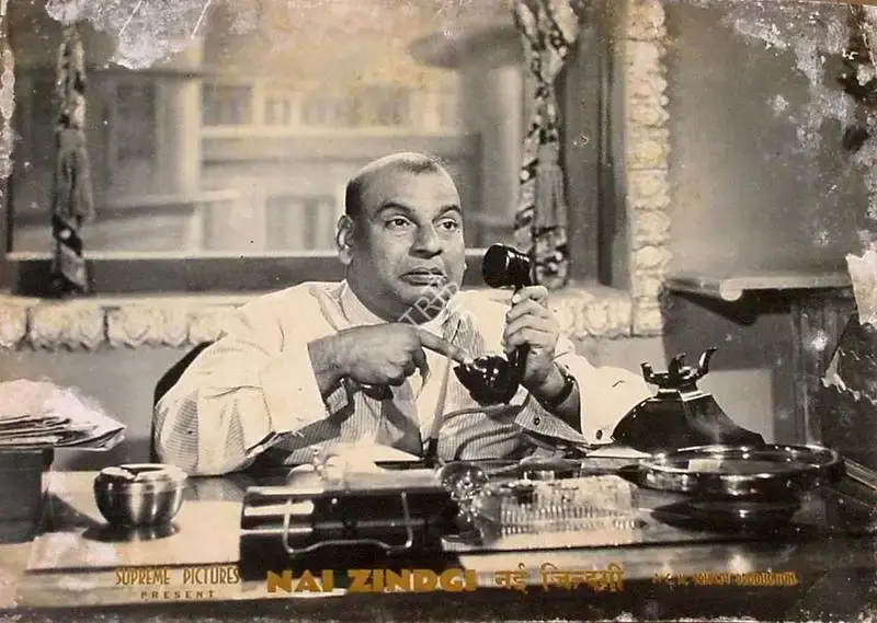 Chimanlal Trivedi (Producer), Nai Zindagi, 1951, Lobby Card