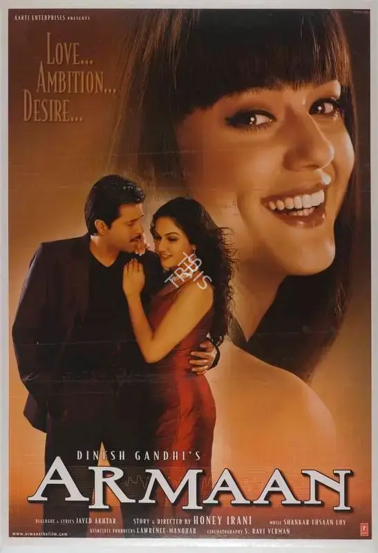 Dinesh Gandhi (Producer), Armaan, 2003, Full Sheet Poster