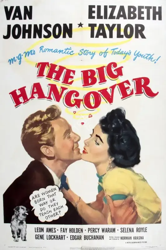 Norman Krasna (Producer), The Big Hangover, 1950, Poster