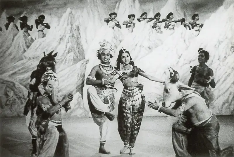 V. Shantaram (Director), Jhanak Jhanak Payal Baaje, 1955, Photographic Still