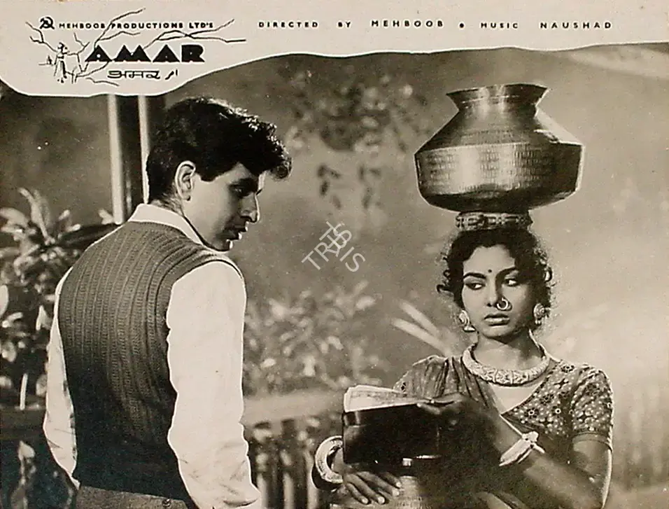 Faredoon A. Irani (Cinematographer), Amar, 1954, Lobby Card