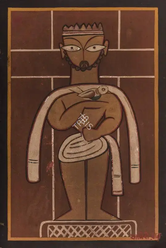 Jamini Roy (Artist), Christ Series, 1945, Painting