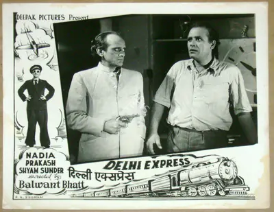 Balwant Bhatt (Director), Delhi Express, 1949, Lobby Card