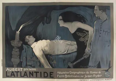 Jacques Feyder (Director), L'Atlantide, 1921, Poster
