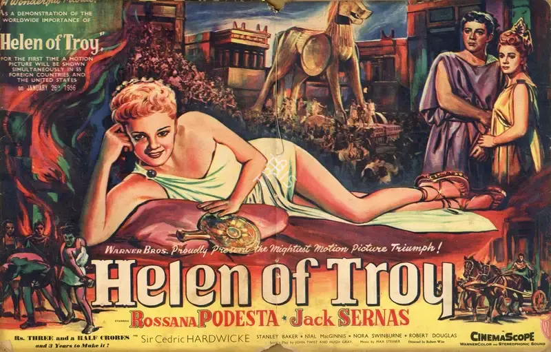 Raoul Walsh (Director), Helen of Troy, 1956, Advertisement