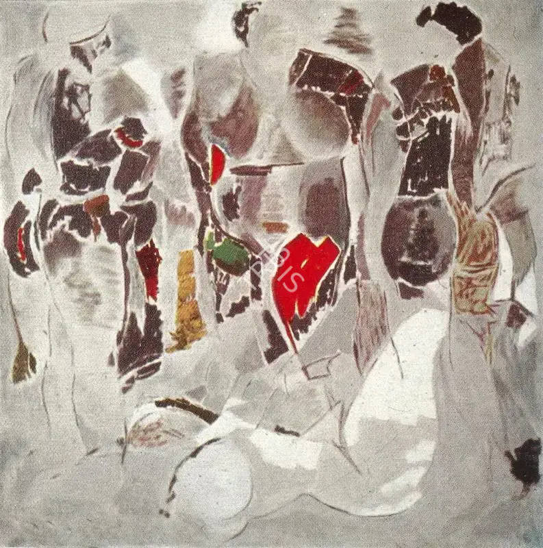 Bal Chhabda (Artist), The Graces, 1965, Painting