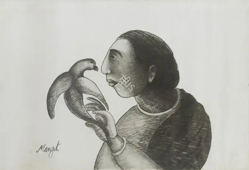 Manjit Bawa (Artist), Untitled, 1988, Drawing