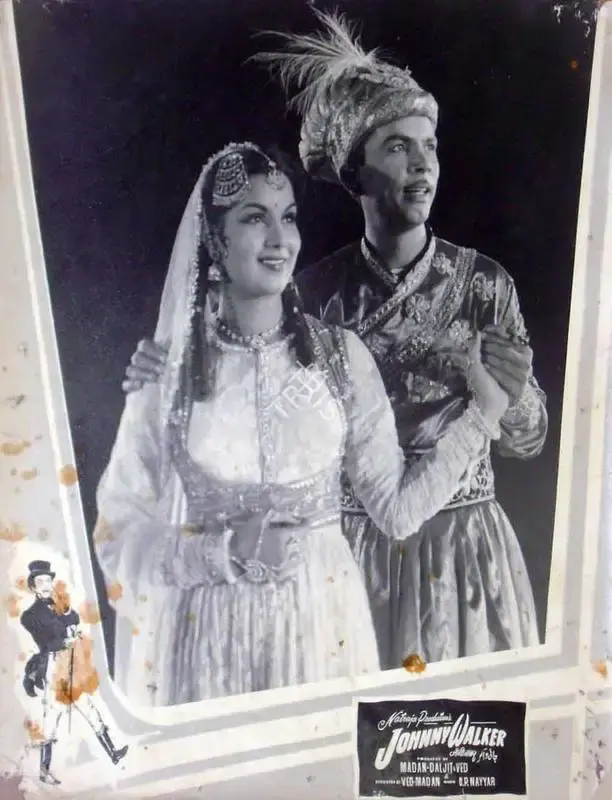 T.R. Joshi (Cinematographer), Johnny Walker, 1957, Lobby Card