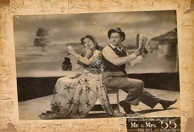 V.K. Murthy (Cinematographer), Mr And Mrs 55, 1955, Lobby Card