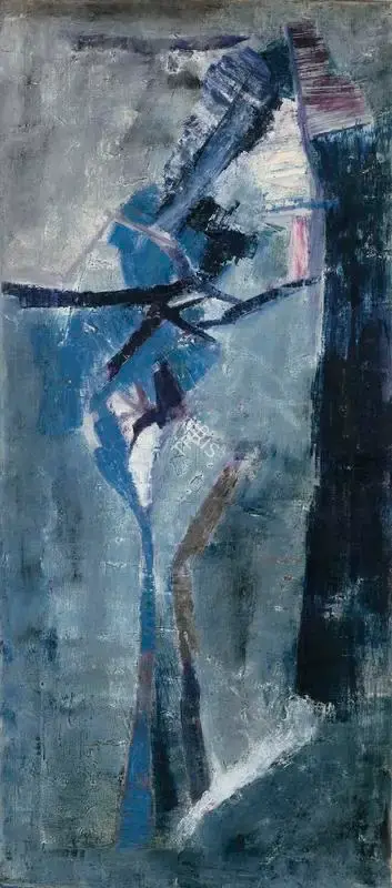 Nasreen Mohamedi (Artist), Untitled, 1960, Painting