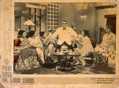 Nasir Husain (Producer), Phir Wohi Dil Laya Hoon, 1963, Lobby Card