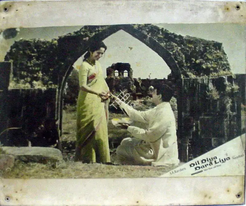 Dwarka Divecha (Cinematographer), Dil Diya Dard Liya, 1966, Lobby Card