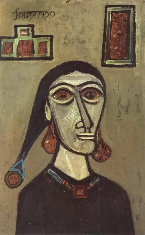F.N. Souza (Artist), Untitled, 1950, Painting