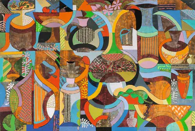 Jyoti Bhatt (Artist), Untitled (Still Life), 2006, Painting