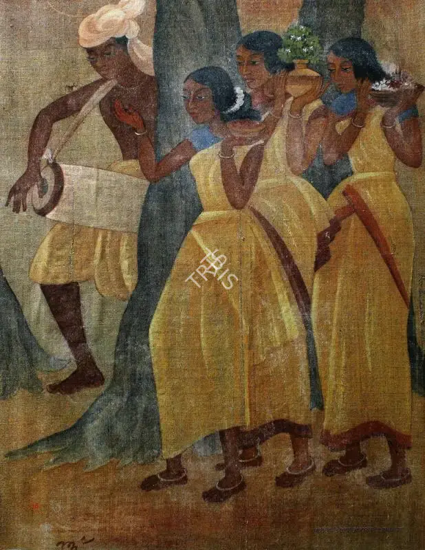 Nandalal Bose (Artist), Untitled, 1941, Painting