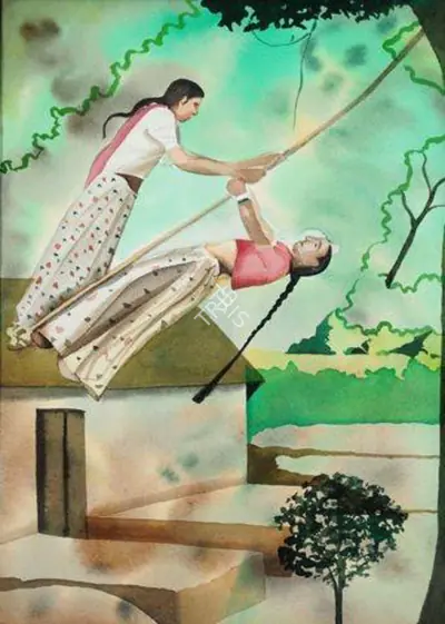 Shibu Natesan (Artist), Untitled, 2002, Painting