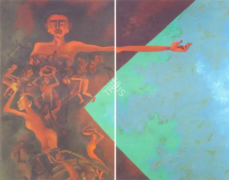 Arpana Caur (Artist), Untitled, 1993, Painting