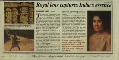 Royal lens Captures India's Essence, 2007, Newspaper Clipping