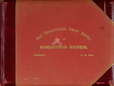 Studio Bourne & Shepherd (Photographic Studio), Shri Bhagvatsinhji Silver Jubilee Memorial Album. Gondal A.D. 1909 by Bourne & Shepherd, 1909, Antiquarian Photograph