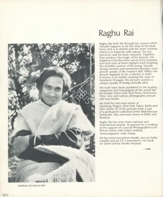 Lavlin (Essayist), Raghu Rai, 1982, Essay