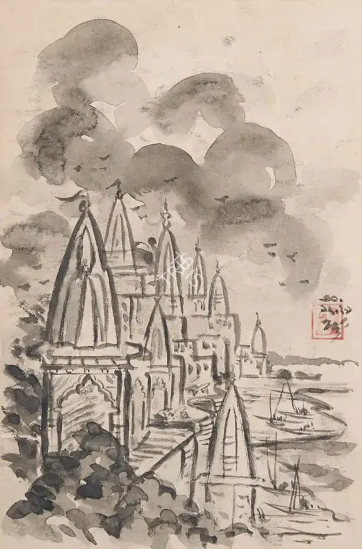 Nandalal Bose (Artist), Untitled, 1929, Painting