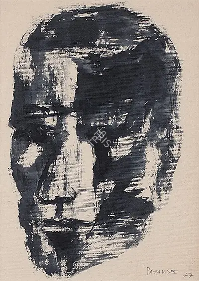 Akbar Padamsee (Artist), Untitled, 1977, Drawing