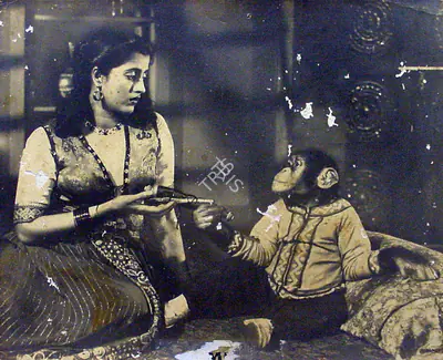 P. Ellappa (Cinematographer), Insaniyat, 1955, Photographic Still
