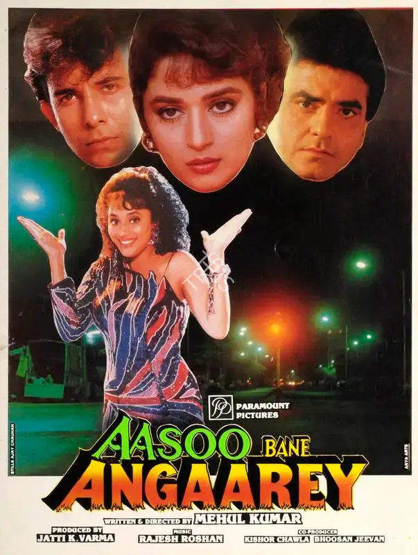 Jatti K. Varma (Producer), Aasoo Bane Angaarey, 1993, Song-Synopsis Booklet