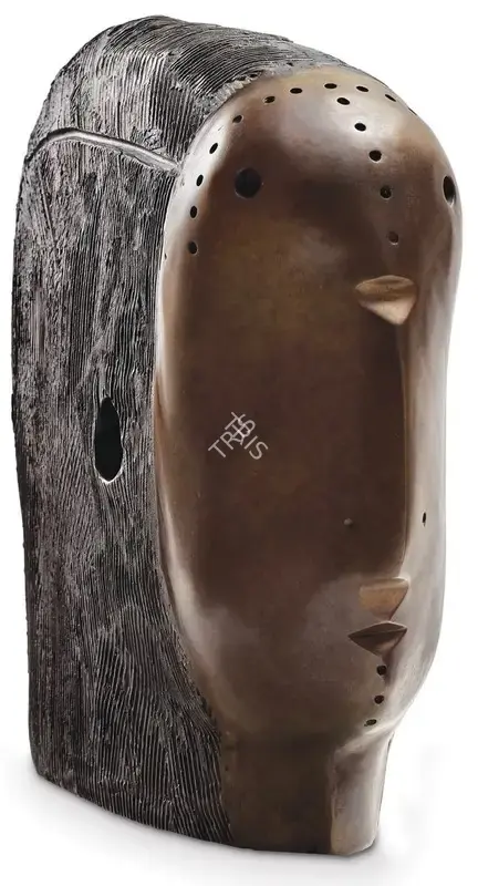 Himmat Shah (Artist), Lady Head with Hole, 2006, Sculpture