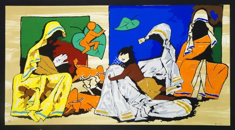 M.F. Husain (Artist), Mother Theresa series, Graphic Art