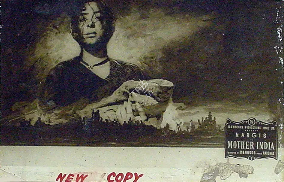 Faredoon A. Irani (Cinematographer), Mother India, 1957, Lobby Card