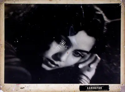 Jal Mistry (Cinematographer), Aandhiyan, 1952, Lobby Card