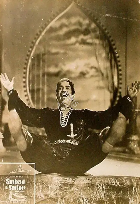 Nanabhai Bhatt (Director), Sinbad Jahaaji, 1952, Lobby Card